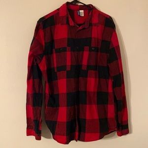 H&M divided medium button up